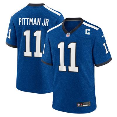 Indianapolis Colts Nike Game Indiana Nights Ausweichtrikot - königsBlau - Michael Pittman Jr - Herren Image