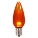 The Holiday Aisle® Plastic Light Bulb in Orange | 3.5 H x 1.15 W x 1.15 D in | Wayfair 95000BF8DD6646EEBE5FB1EB9633E5F2