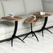 East Urban Home Trigg 3 Legs Nesting Tables Wood/Metal in Brown | 23.6 H x 17.7 W x 13.8 D in | Wayfair A28046FBDDBD4152BBEC7A064243B3BF