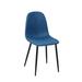 George Oliver Jaell Fabric Side Chair Dining Chair in Blue | 33.46 H x 15.7 W x 19.7 D in | Wayfair 1E730CA30BDB498E83B013DD8E33B6FA