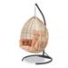 East Urban Home Garden Egg Chair w/ Stand Polyester in Brown | 47.2 H x 23.6 W x 84.6 D in | Wayfair 8F74DDEAE16247419D37B62D9AA519D9