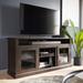 Red Barrel Studio® Mamye 60"W Retro TV Stand & Media Entertainment Center for TVs up to 65", Open Shelves & Cabinets Wood in Brown | Wayfair