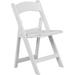 Stars Chairs Resin Vinyl Padded Banquet Folding Chair Plastic/Resin/Vinyl in White | 30.75 H x 17.5 W x 18 D in | Wayfair RC202