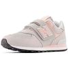 Sneaker NEW BALANCE "U574 "Evergreen"", Gr. 32, rosa, Leder, Textil, sportlich, Schuhe, mit Klettverschluss