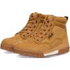 Schnürboots FILA "GRUNGE II mid wmn", Damen, Gr. 40, gelb (wheat), Leder, Textil, sportlich, Schuhe, Winterstiefel, Schnürstiefel, Winterschuhe