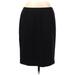 Nine West Casual Skirt: Black Print Bottoms - Women's Size 10