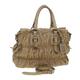 PRADA Shoulder Bag Leather 2way Beige Auth am4393