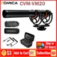 Comica VM20 Microphone fusil de chasse CVM-VM20 Microphone professionnel pour iPhone Android