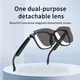 Lunettes de soleil intelligentes étanches pour hommes casque Bluetooth sans fil lunettes audio HD