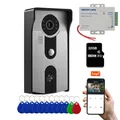 Système d'interphone vidéo sans fil avec caméra extérieure interphone domestique IR étanche