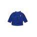 The Children's Place Fleece Jacket: Blue Solid Jackets & Outerwear - Size 18 Month