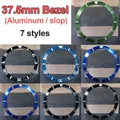 Sloping Aluminium Bezel Insert 37.5*30.5mm Replacement of Watch Accessories Parts Watch Cases