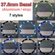 Sloping Aluminium Bezel Insert 37.5*30.5mm Replacement of Watch Accessories Parts Watch Cases