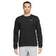 Nike Herren Track Club Dri-FIT Fleece Long-Sleeve Crew schwarz