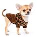 Dog Sweater Hoodie Fuzzy Dog Sweaters for Small Dogs Girl Boy Winter Warm Fleece Puppy Sweatshirt Clothes Cold Weater Pet Jacket Outfit Cute Cat Apparel for Chihuahua Yorkie Coat (X-Small Leopard