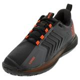 K-Swiss Men s Ultrashot 3 Tennis Shoe Asphalt/Jet Black/Spicy Orange 13 M