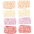 8pcs Wrist Band Makeup Towels Soft Towels Microfiber Travel Towel Face Wash Sweatbands Microfiber Wrist Washband Spa Wristbands Facial Wash Wristbands Wrist Towels for Women Spa