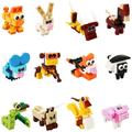 IAMGlobal 12 Mini Animal Building Blocks Toy Set Animals Figures Stem Toys Party Supplies Gifts Party Favor Goodie Bags Birthday Carnival Prizes for Kids