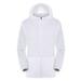 Wyongtao Women Men Windproof Jacket Winter Fleece Snow Coat Hooded Raincoat Sports Running and Mountaineering Suit White XL