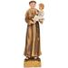 St. Anthony Statue Desktop Religious Adornment Church Figure Ornament Resin Craft