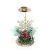 CSCHome Exquisite Durable Iron Candle Holder Decor for Different Scenes Holiday Decor 5.9*3.2 In