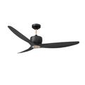 Kendal Lighting Elemont 52 Inch Ceiling Fan - AC30452-BLK/OCB