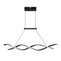 Kendal Lighting Twist 40 Inch 2 Light LED Linear Suspension Light - PF308-BLK