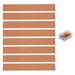 NUOLUX 1 Set Cork Bulletin Bar Strips Frameless Memo Board Strips Office Cork Strips