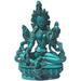 Mybetshop Tara Statue Small Tara Statue For Home Green Tara Statues Blue Tara Statue Made By Himalayan Artisan In Nepal