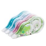 4 Pcs Double Sided Adhesive Dots Stick Roller Correction Tapes Useful Tape Eraser Wipe Out Tape Correction Tape Eraser - 7.4x3.5cm (Random Color)