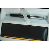 A.T. Townsend Black Lacquer Tuxedo Selectip Gel Rollerball Pen and Matching pen pouch