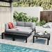 Elegant Retreat Outdoor Aluminum Sectional Sofa Set