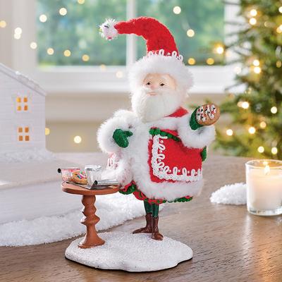 Christmas Holly Jolly Santa Figure, Cookies - Gran...