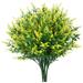 Yubnlvae Desktop Ornament 8 Bundles Artificial Lavender Flower Outdoor Flowers for Decoration Uv Resistant Yellow Home And Decor