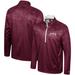 Men's Colosseum Maroon Mississippi State Bulldogs The Machine Half-Zip Jacket