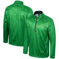 Men's Colosseum Green Oregon Ducks The Machine Half-Zip Jacket