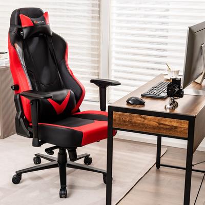 Goplus Gaming Chair 360° Swivel Computer Reclining Height Adjustable - See Details