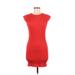 Zara Casual Dress - Mini: Red Print Dresses - Women's Size Medium