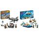 LEGO 77012 Indiana Jones Flucht vor dem Jagdflugzeug Action-Set & 60377 City Meeresforscher-Boot Spielzeug, Set enthält EIN Korallenriff