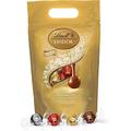 Lindt Lindor Assorted Chocolate Truffles Bag - approx. 80 Balls, 1 kg - Assortment of Milk, White, Dark 60% & Hazelnut Chocolate Balls with a Smooth Melting Filling Sold by Essential Products