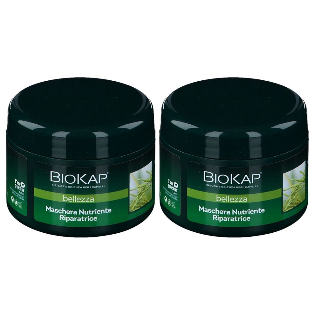 BIOS LINE BioKap® Maschera Nutriente Riparatrice 2x200 ml Soluzione