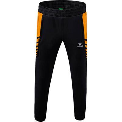 ERIMA Herren Six Wings Worker Hose, Größe 116 in black/new orange