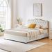 Home Decor Queen Platform Bed in Gray | 43.29 H x 63.05 W x 82.26 D in | Wayfair DAGEW142868410