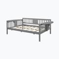 Home Decor Solid Wood Daybed in Gray | 34.107 H x 79.507 W x 56.207 D in | Wayfair DAGELP000510AAE