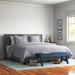 Winston Porter Carlester Upholstered Low Profile Platform Bed Linen in Gray | King | Wayfair D5074BB8024A4D7798F9422050A31F07