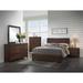 Millwood Pines Liane Panel Bedroom Set 4 Pieces in Brown/Gray | 47.75 H x 83.75 W x 63 D in | Wayfair 564ED3562A8F4F7B912E934292742F82