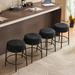 Latitude Run® Counter & Bar Stool Upholstered/Metal | 23.81 H x 17.72 W x 17.72 D in | Wayfair 324BA7A8258C42D986A922257CFC8060