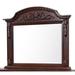 Glory Furniture Berendine Rectangle Wood Dresser Mirror Wood in Brown | 41 H x 50 W x 3 D in | Wayfair G09400-M