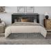 Lark Manor™ Arletha Solid Wood Queen Murphy Bed w/ Charging Station & Mattress Included Wood in Gray | 40.75 H x 62.5 W x 80.13 D in | Wayfair