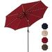 Arlmont & Co. Norti 120" Lighted Market Umbrella Metal in White | 102 H x 120 W x 120 D in | Wayfair 15B43375F7694C02BE164A239FB5F219